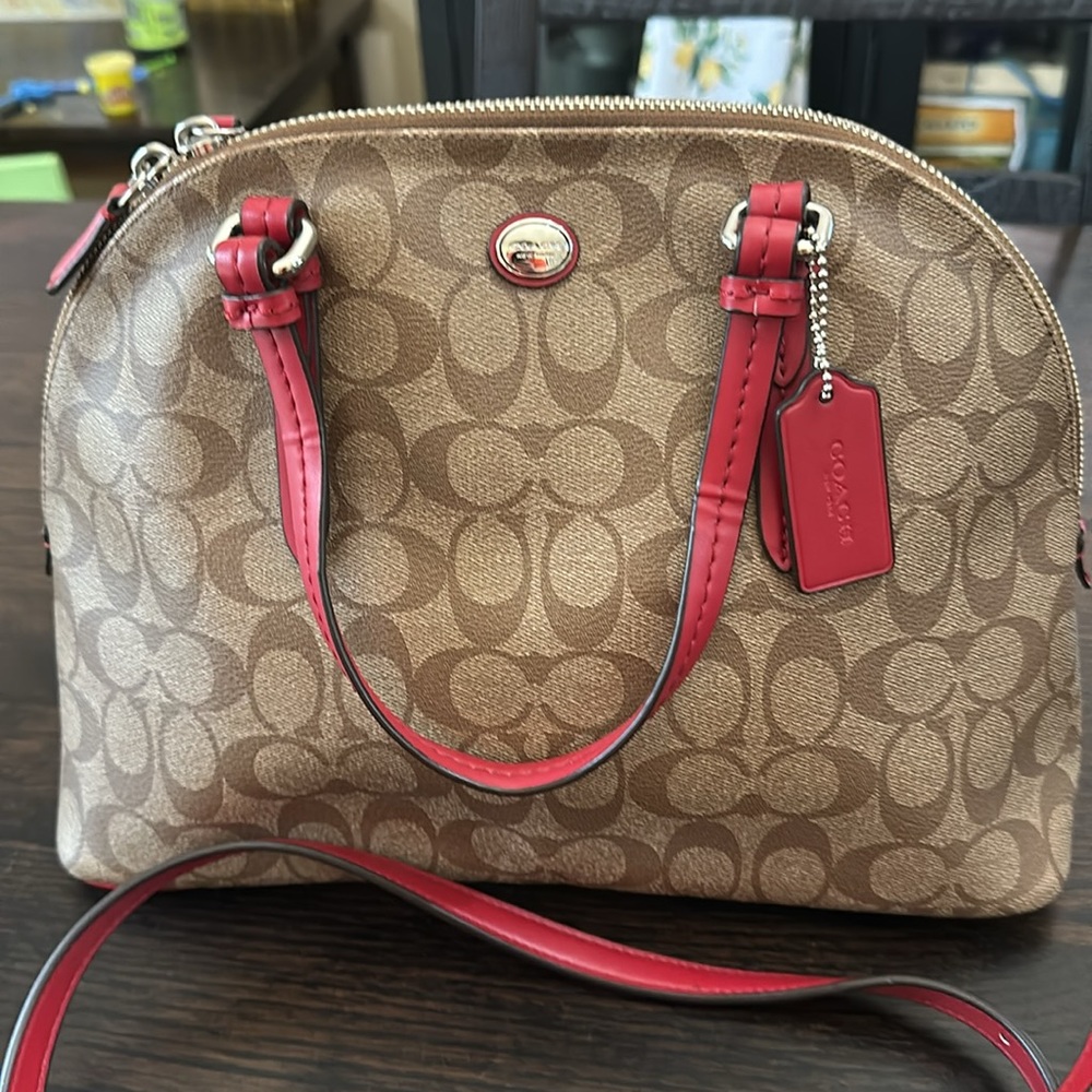 Coach Peyton signature Cora domed satchel
